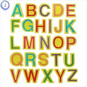 h74 토독 영어대문자 고급 1605찍찍이교구 찍찍이장난감 붙이는 교육 어린이 학습 놀이 언어