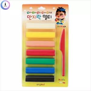 f17 만지락 칼라유토 멀티7색 세트점토공예 공작놀이 미술 만들기재료 찰흙 어린이