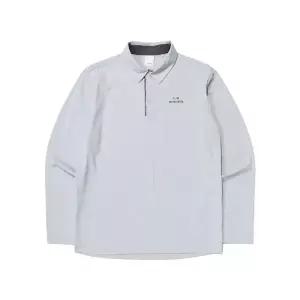 EIDER 아이더 ESSENTIAL 에센셜 카르비코 긴팔 폴로티셔츠 Cool Grey