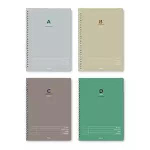 양지 스프링노트 대 4호 PP NO.D1211040301-001/16절 104매 박스(20개입)