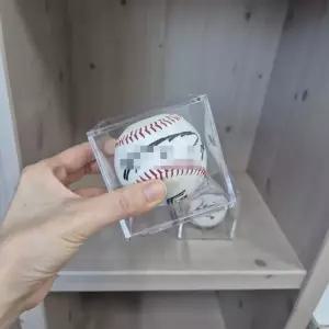 투명 아크릴 야구 싸인볼 보관 케이스 팬클럽