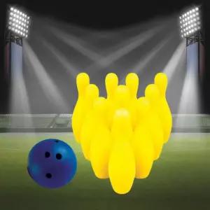 유아 어린이 체육놀이 안전 소프트 폼 볼링 10핀 공 세트 신체발달 유치원