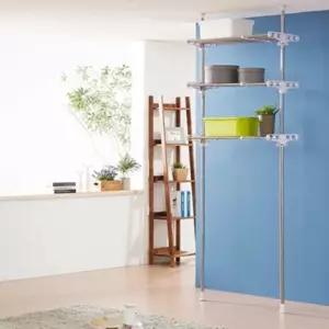 KT 스텐 3단 고급선반베란다 행거 수납장 정리대 정리함 세탁기