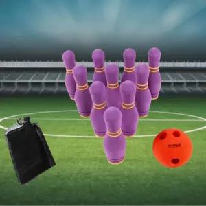 유아체육 KC안전 소프트 폼 미니볼링 10핀 볼링공 세트 체육교구 안전폼
