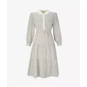 [숲]SOUP 패턴 프린트 벨티드 롱 원피스 (SZ3OP82)