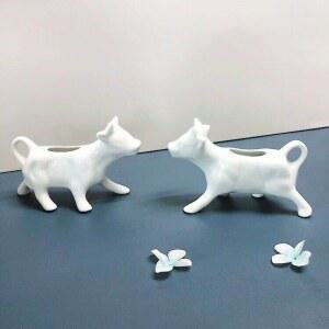 세라믹 투수 우유 주전자 동물 모양 설탕 커피