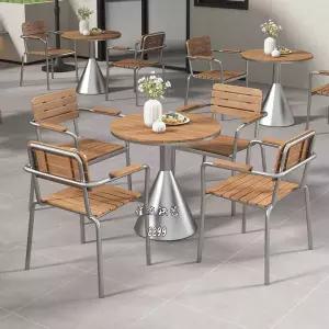 야외테이블 원형세트 접이식 의자 인용 정원 베란다