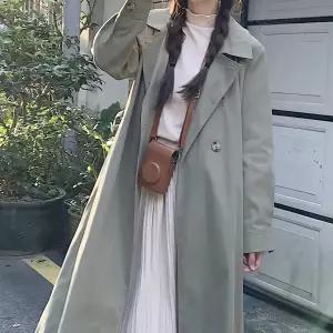 여성 가을 겨울 데일리 더블 트렌치 코트 1201147