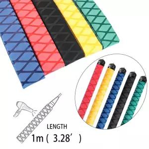 낚싯대 용 미끄럼 방지 열 수축 튜브 DIY 라켓 슬리브 전기 절연 랩 15/18/20/22/25/28/30/35/40/50mm