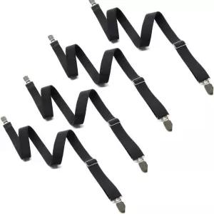 20인치에서 78인치로 조절 가능한 4피스 언더 소파 매트리스 침대 시트 패스너 긴 스트랩 클립 밴드 BDJ01