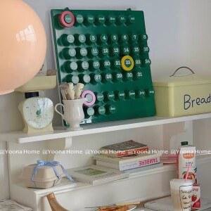 캘린더 레트로 만년 벽걸이 퍼페추얼 책상달력 아이방인테리어 링어데이트