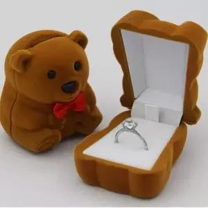 커플링 곰돌이 반지함 돌반지 반지케이스 목걸이함 2개세트