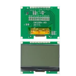 12864-06D LCD 모듈 COG  글꼴 도트 매트릭스 화면 SPI 인터페이스