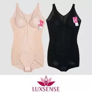 (럭센스)앞지퍼 올인원 체형보정 바디수트 fLb6+3Qvj