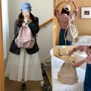 무지베이백팩 데일리 여성 편안한 가방 캐주얼 학생