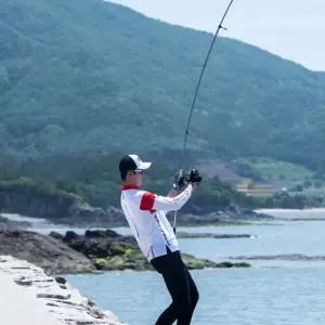 원투 420 카본 낚시대 갯바위 방파제 대낚시용품 바다 가벼운대 준비물 입문용대