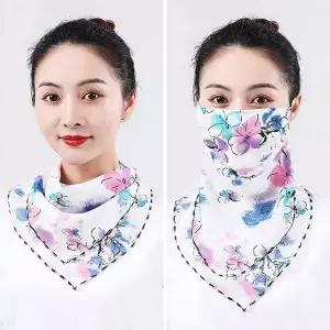 [콩심팥심]마스크 스카프 겸용 퍼플 천마스크