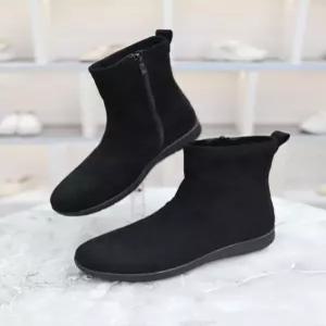 [블리아르]포리 기모안감 스웨이드 앵클 부츠 4cm BLMD500175_GN