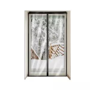 삼정063블랙 보온 자석 방풍 비닐커튼 소90x210테이프 외풍차단 바람 틈새 커텐 우풍 투명 방문 사무실 막