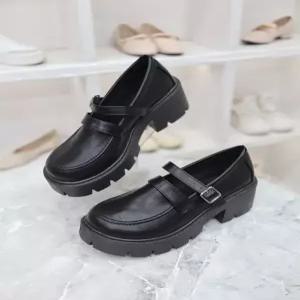 [블리아르]모즈 가보시 메리제인 통굽 로퍼 슈즈 6cm MDBL56698_GN