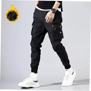 카고바지 기모안감 조거팬츠 캐주얼카고바지 융털 아웃도어