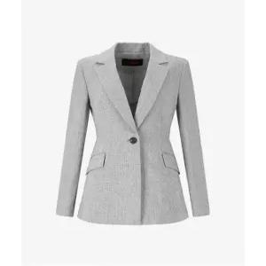 [숲][SOUP] 싱글 브레스티드 미디 재킷 (SY4JK90)