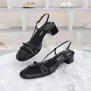 [블리아르]리엘 심플 캐주얼 미들힐 슬링백 샌들 6cm BLMD500342_GN