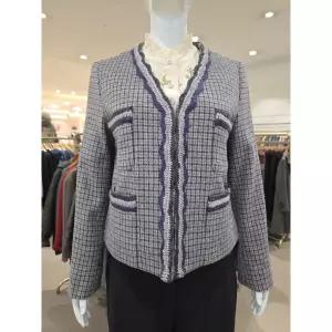 비꼴리끄 AK수원점 울 자바라 체크 숏쟈켓 B234WJ1020 1203785