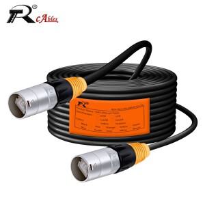 전문 UTP/STP RJ45 CAT5E/CAT6.A 이더넷 케이블 LAN 네트워크 어댑터 LED 무대용 Ethercon 연장 코드