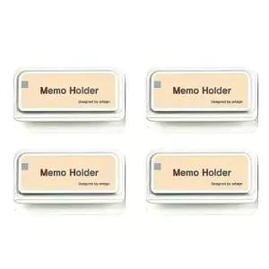 [문구] 부착형 메모홀더 영수증 전표 꽂이 명함 집게 클립 20P 네임택 정보 매장