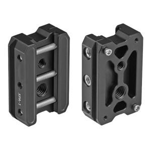 A04R Picatinny Arca 스위스 플레이트 ARCA 퀵 릴리스 레일 사냥 삼각대 Dovetail Mount Adapter로 변환