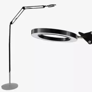 링라이트 반영구 타투 조명 뷰티 블랙 색상 스탠드 SMP 전문가용 작업등 LED 실버 피부관리 작업용 살롱장