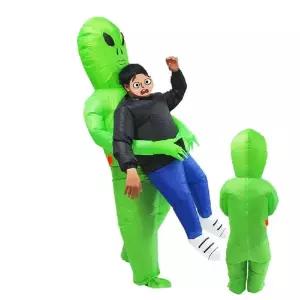 외계인 에어슈트 할로윈 의상 ㅡ L사이즈수트 파티복장 데이 용품