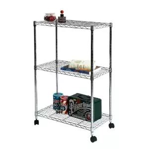 간편조립 무볼트 메탈랙-3단 W600 D350 H900장식선반 인테리어 수납 메탈 메탈렉 스탠드 스텐드