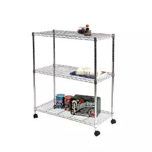 간편조립 무볼트 메탈랙-3단 W750 D350 H900장식선반 인테리어 수납 메탈 메탈렉 스탠드 스텐드