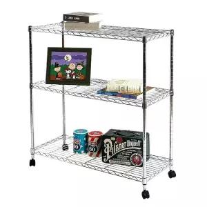 간편조립 무볼트 메탈랙-3단 W900 D350 H900장식선반 인테리어 수납 메탈 메탈렉 스탠드 스텐드