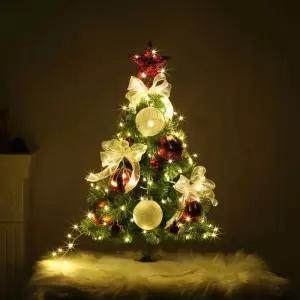 혼합 솔잎 앨리스 뉴리얼 크리스마스 트리 장식 풀세트 미니 소형 선물 오너먼트 소품인테리어 장식품 성탄