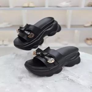 [블리아르]리본장식 통굽 데일리 슬리퍼 9cm BLMD100284_GN