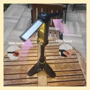 09FARM 울브스 RAM-05 2헤드 캠핑충전 LED랜턴 스탠드 캠핑등 작업등 LED워크라이트 LED 태양열 태양광 멀