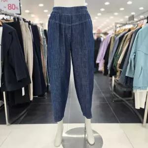 벨라디터치 배기핏 밴딩 쿨 데님 V3F2SL56 1203074