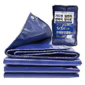 다용도 1P 캠핑 일반지 천막 방수포 5x5m 덮개 타포린jkl280
