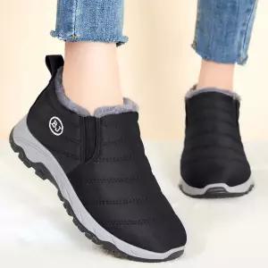 중년 여성 패딩 운동화 퍼안감 숏부츠 데일리 신발 IAv6+8SuL