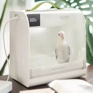 앵무새이동장 저소음 육추기 항온 휴대용 앵무새육추기 충전식