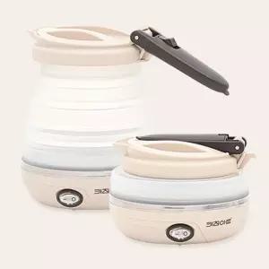 포터블 여행용 폴딩 포트 600ml 티포트 접이형 커피 형커피 용포트