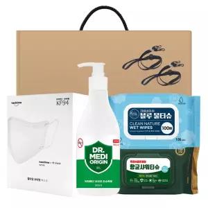 닥터메디 방역세트 위생 1호 구성품변경가능 완포장발송 선물 기프트세트 마스크 티슈 KF94 새부리형 휴대