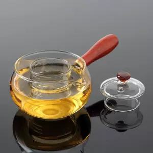 편리한 거름망일체형 내열유리 차포트 티팟 폿450ml우림폿 숙우 다도 포트 우리기 찻주전자