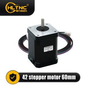 3D 프린터 Nema 17 스테퍼 모터 0.7N.m 42HS60mm 100ozin 단일 축 5mm CNC 라우터용 전류 1.5A