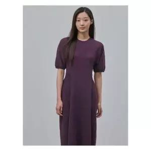 라운드넥 루즈핏 니트 원피스 - 퍼플 BF455UC02U 1197416
