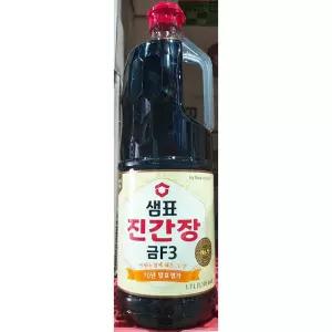 진간장 금F3 1.7L X6 조미료 맛있는 소스 업소용 식자재 유통 가게용 식당용 음식 조리 주방 요리 대용량