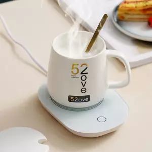 온도유지 온열 컵워머 머그컵 커피 도자기컵